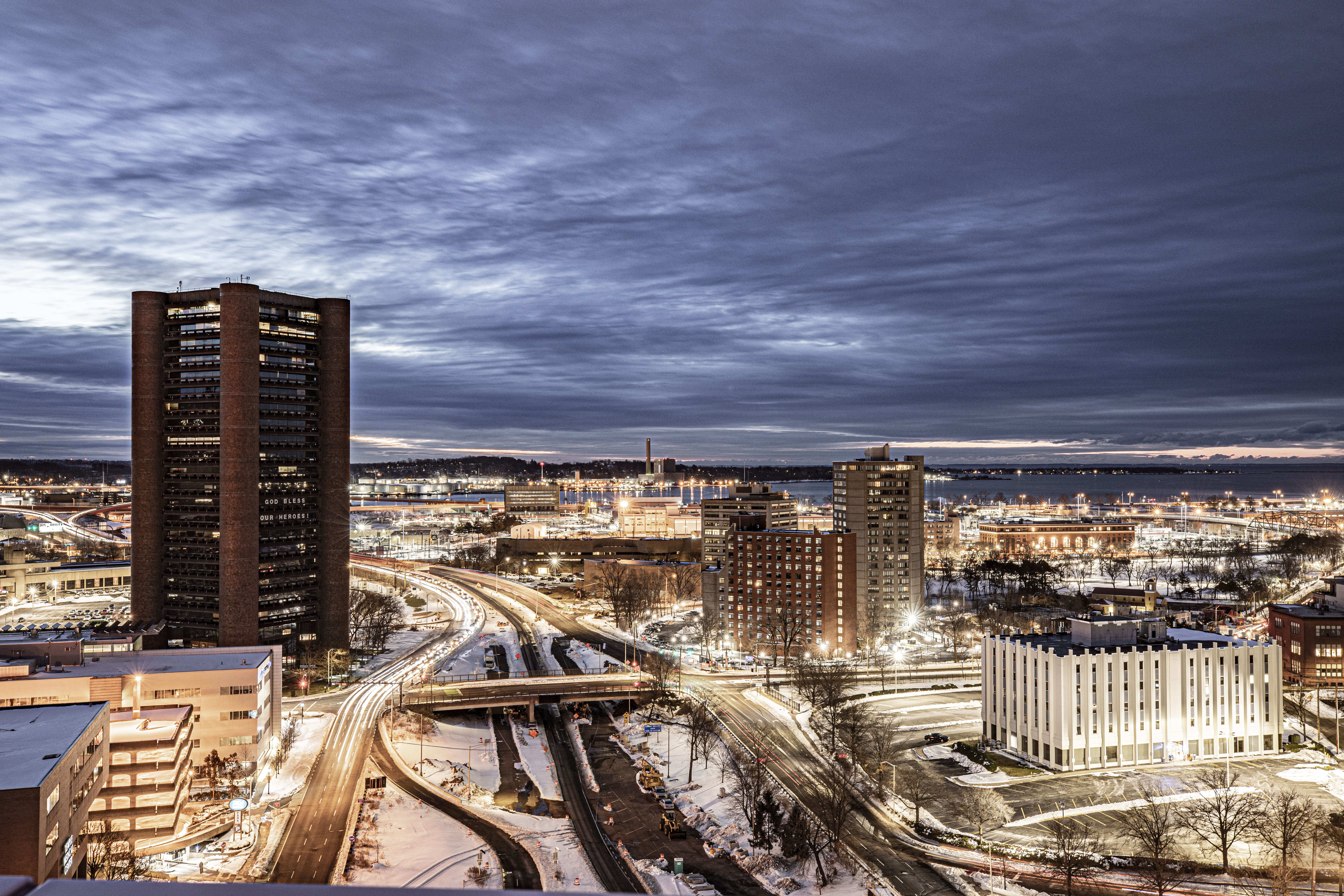 New Haven at Night